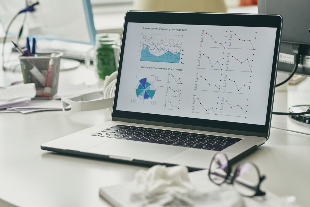 Laptop mit Graphen